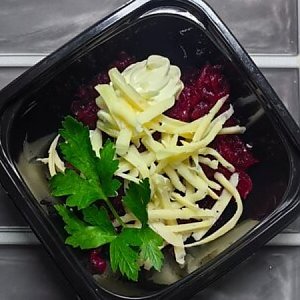 Салат из свеклы с сыром, Быстрая Трапеза