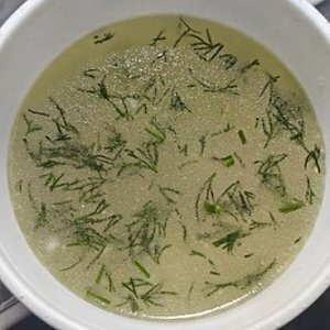 Бульон с мясными фрикадельками, Быстрая Трапеза