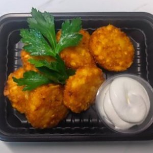 Мини-драники со сметаной, Быстрая Трапеза
