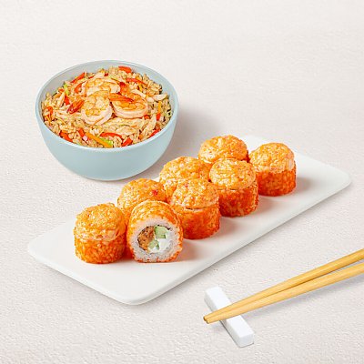 Заказать Бизнес-ланч Азиатский M, Суши WOK - Витебск