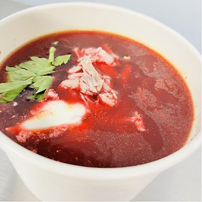 Заказать Борщ Белорусский с мясом и сметаной, КартофАня