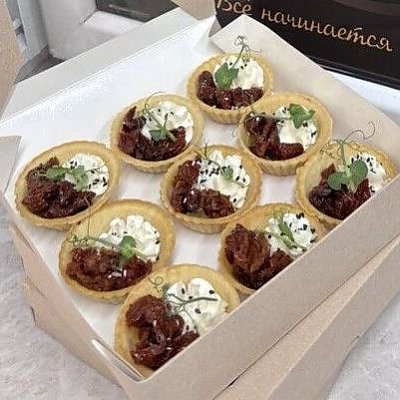 Заказать Тарталетки с вялеными томатами, КартофАня