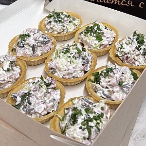 Тарталетки с салатом, КартофАня
