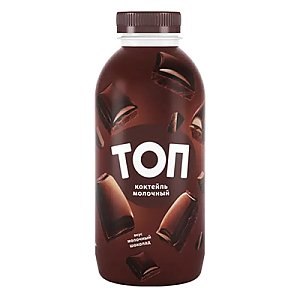 Молочный коктейль Топ Молочный шоколад 0.45л, КартофАня