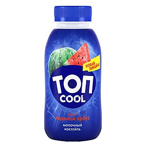 Молочный коктейль Топ Ледяной арбуз 0.45л, КартофАня