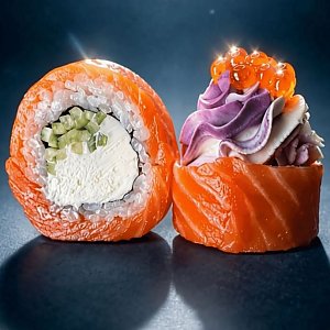 Ролл Филадельфия с сырной шапочкой, Море Суши
