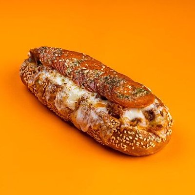 Заказать Pizza-style с цыпленком и салями, MAD
