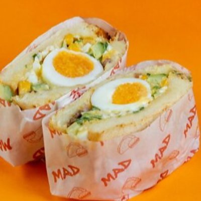 Заказать Яичный сэндвич с анчоусами, MAD