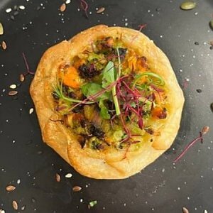 Лоренский Пирог с форелью и брокколи, Кафе Счастье
