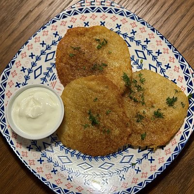 Заказать Драники со сметаной, ОБЕДЫ