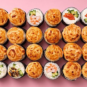 Сет Трио запеченное, FUJI ROLL