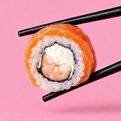 Заказать Ролл Филадельфия с королевской креветкой, FUJI ROLL