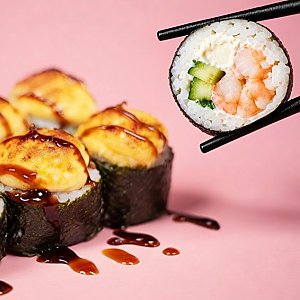Запеченный ролл Посейдон, FUJI ROLL