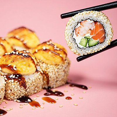 Заказать Запеченный ролл Киото, FUJI ROLL