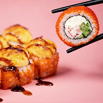 Заказать Запеченный ролл Калифорния, FUJI ROLL