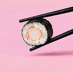 Мини ролл с королевской креветкой, FUJI ROLL
