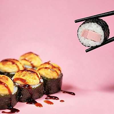 Заказать Запеченный мини ролл с ветчиной, FUJI ROLL