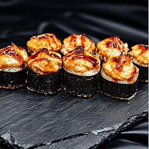 Запечённый ролл с крабом, Папа Крутит · Роллы - Орша, Барань