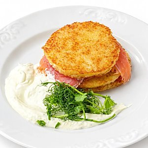 Драники с форелью, Jam