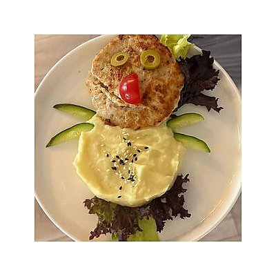 Заказать Пюре с куриной котлетой, Гусси Гусси