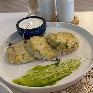 Сырники с укропом и сыром, Ресторан Белорусской Кухни