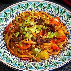 Лагман жареный, Чайхана - Пинск