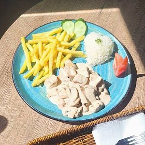 Курица с грибами, Чайхана - Пинск