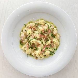 Ньокки в сливочном соусе с беконом, Гастро-бар Атмосфера