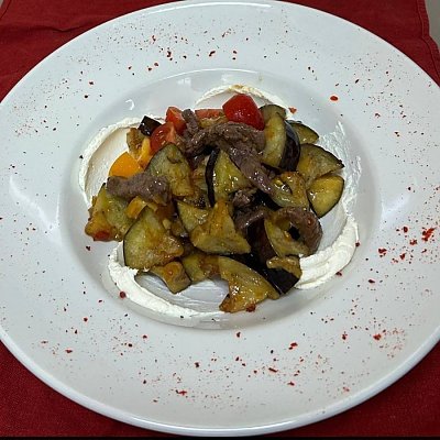 Заказать Салат с баклажаном и говядиной, 7 Пятниц