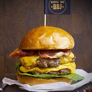 Бургер Double Beef, BBJ Burger Bar