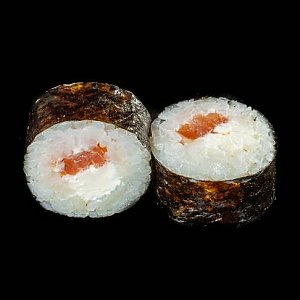 Ролл с лососем и сливочным сыром (4шт), Веселый Самурай