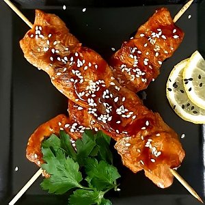 Японский шашлычок Айю, Fusion Food