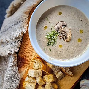 Грибной крем-суп, Фудкорт Veranda