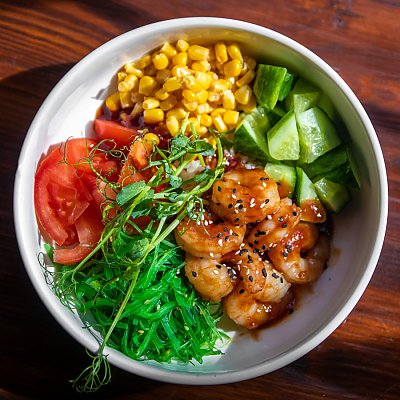 Заказать Поке с креветкой, Фудкорт Veranda