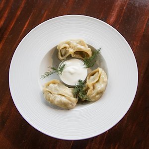 Манты из говядины (3шт), Фудкорт Veranda