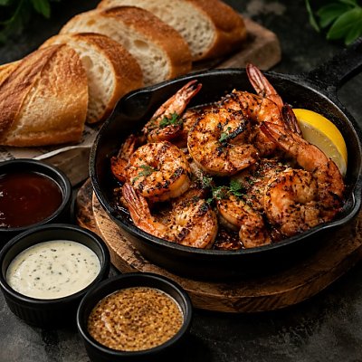 Заказать Горячая сковородка Гамбери Барбекю, Фудкорт Veranda