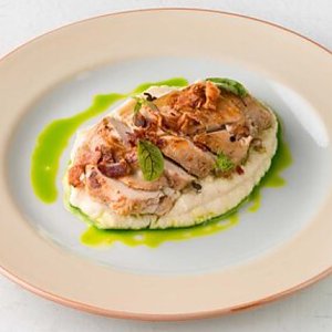 Филе куриное с кремом из капусты, Друзья