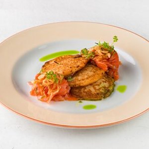 Драники с лососем, Друзья