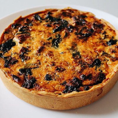 Заказать Французский киш с индейкой, вялеными томатами и шпинатом, Штрудель