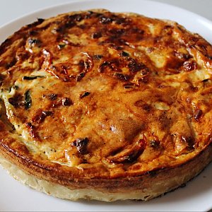 Французский киш с беконом и грибами, Штрудель