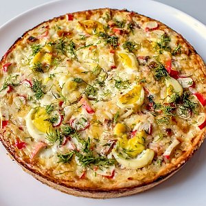 Французский киш с креветками и кальмаром, Штрудель