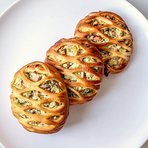 Мини-пирог с форелью и брокколи, Штрудель