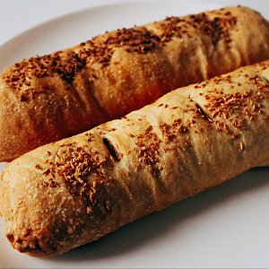 Штрудель с грушей и шоколадными дропсами, Штрудель