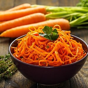 + морковь по-корейски к шаурме, КИНГ Фастфуд