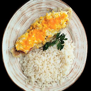 Хек с рисом, ПАТИО