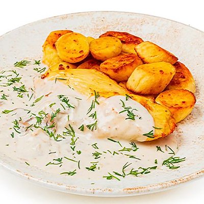 Заказать Филе цыпленка с ньокками и грибным соусом, CAFE GARAGE - Витебск