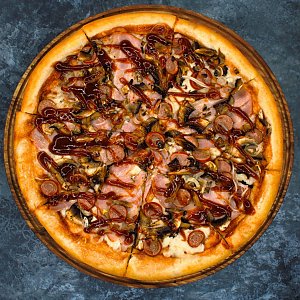Пицца Колбаски барбекю 40см, FOOD HUNTER