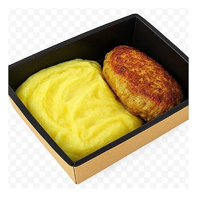 Заказать Котлета свиная с картофельным пюре, FOX FOOD