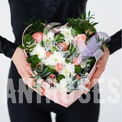 Заказать Коробка Сердце нежности, ANIROSES