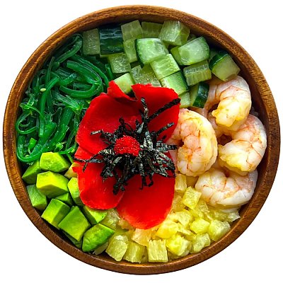 Заказать Поке с креветками, Poke Bowl